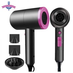 1800W Ionic Hair Dryer Technology Constant Temperature Hairdryer 6 Types 3 Speeds 2 Nozzles Hot/Cold For Home Hair Salon Travel